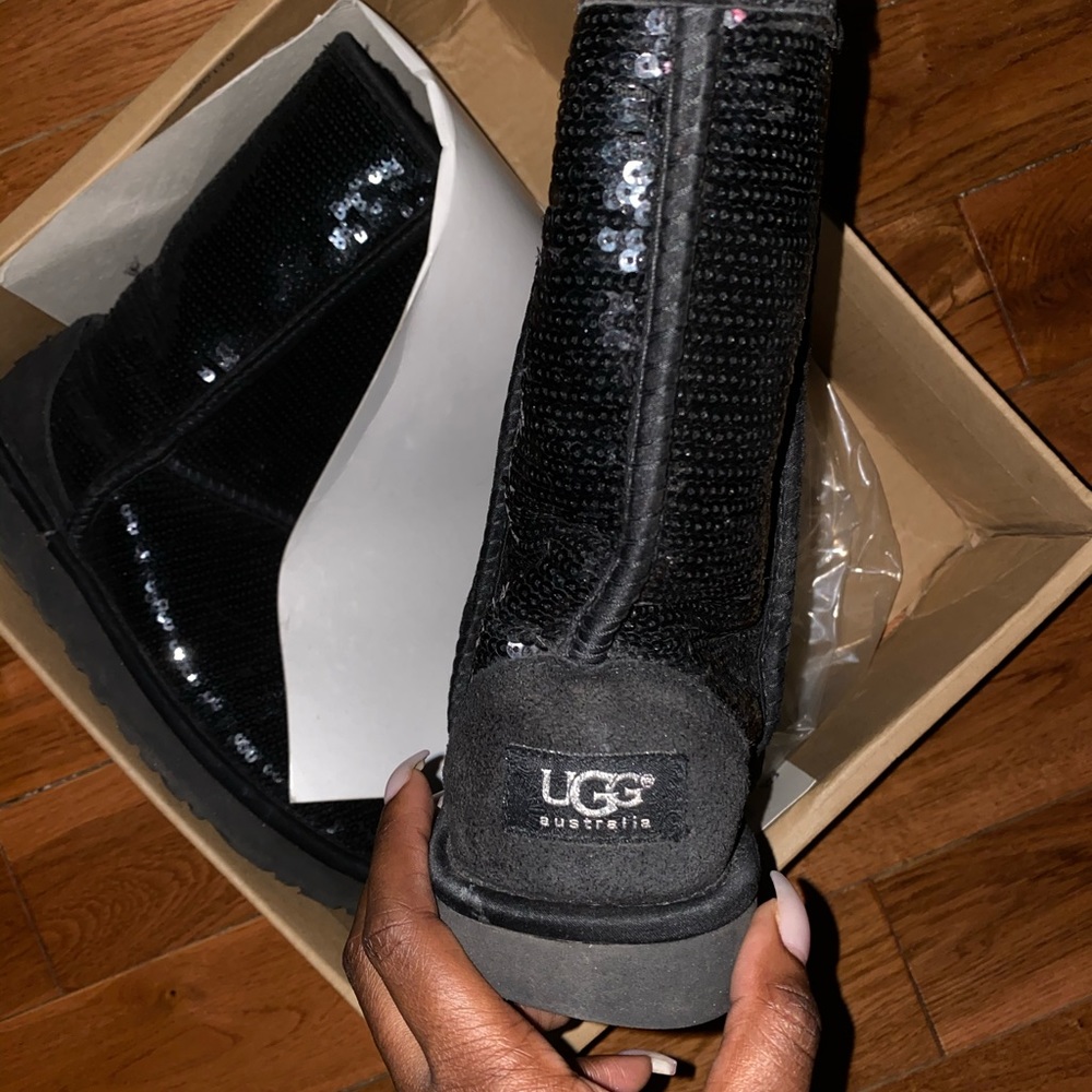 Sequin Ugg Boots - Picture 2 of 5